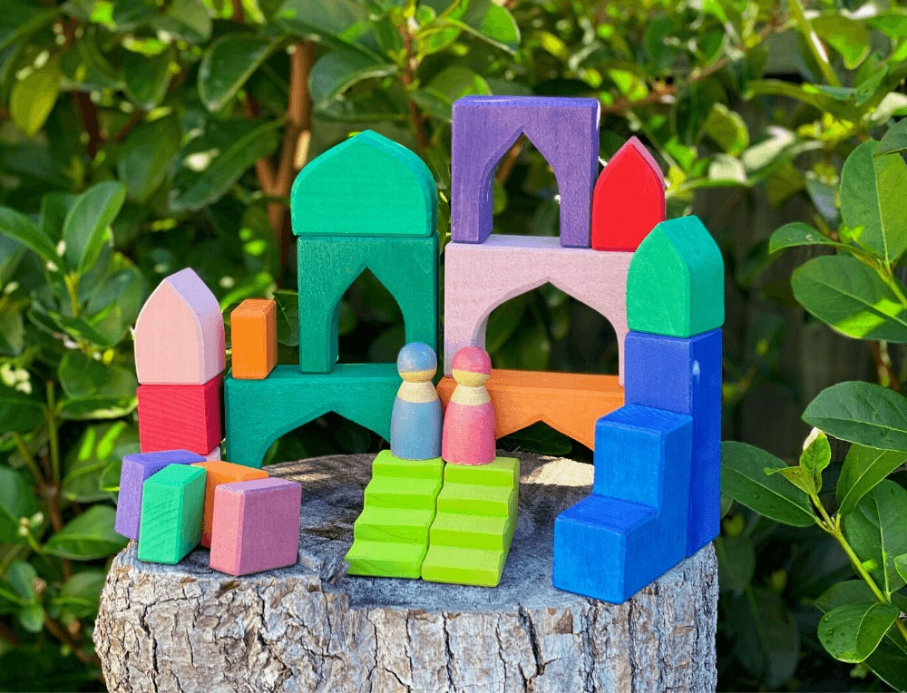 Build and Create with Grimm's Wooden Toys from Oskar's Wooden Ark in Australia