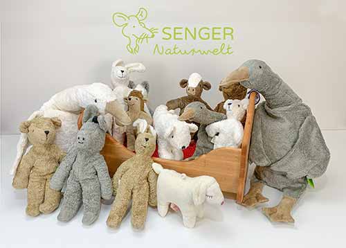 Senger Natural Soft Toys & Cuddly Animals from Oskar's Wooden Ark in Australia
