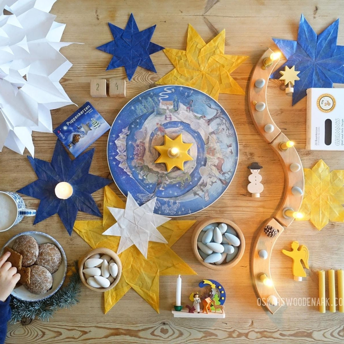 GR-04801 Grimms Aluminum Candle Holder pack of 4