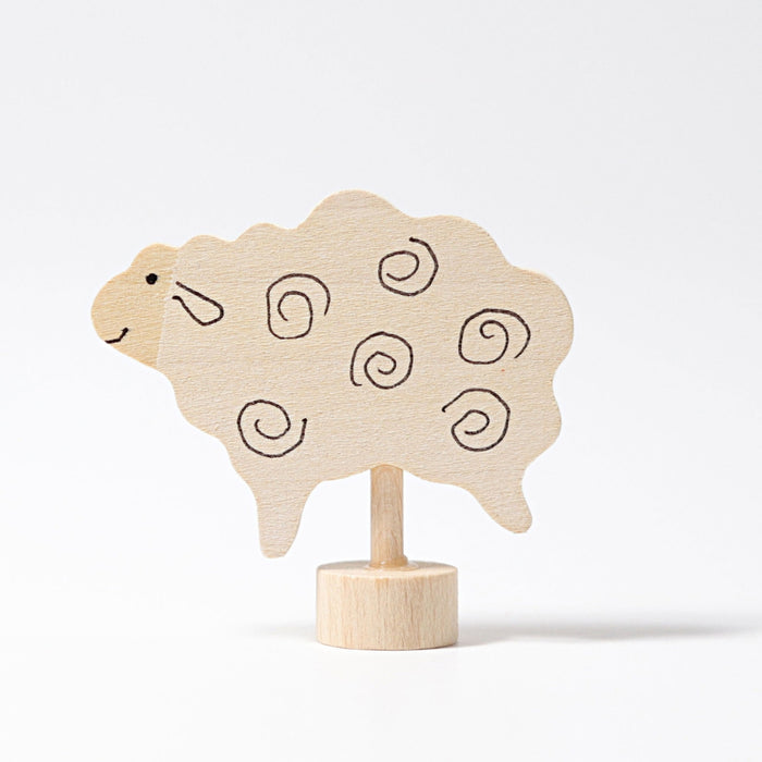 GR-03541 Grimm's Sheep Standing Candle Holder Decoration