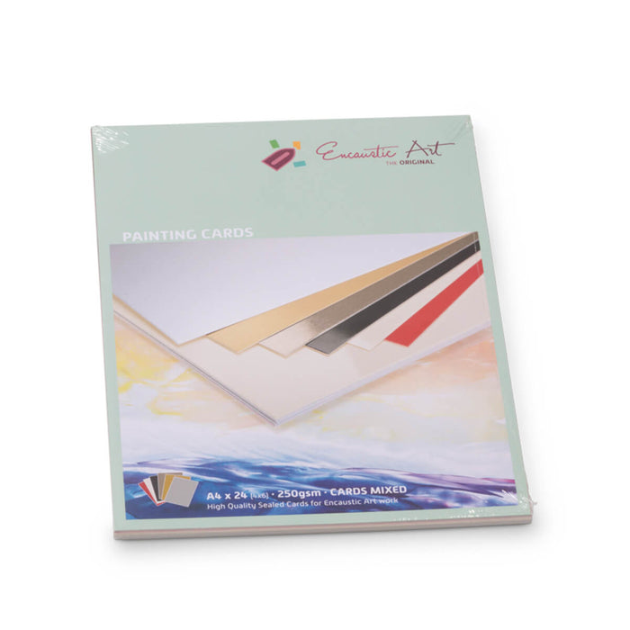 99538904 Encaustic Art English Chromolux Cardboard 6 Ass Colours 24 sheets A4