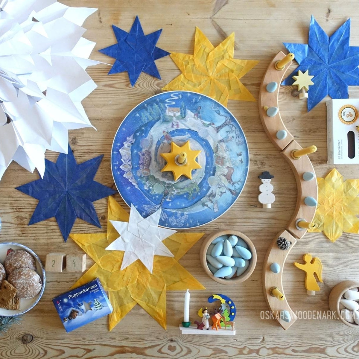 GR-04800 Grimms Brass Candle Holder pack of 4