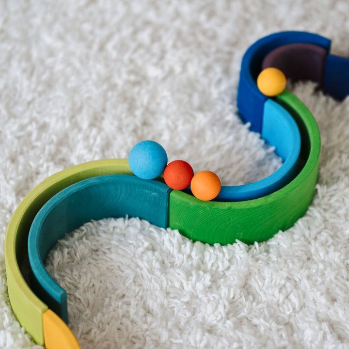 Grimms Wooden Rainbow Balls from Australia