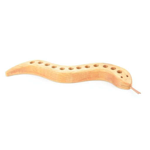 74001614 Drei Blatter Wooden Pencil Holder - Snake