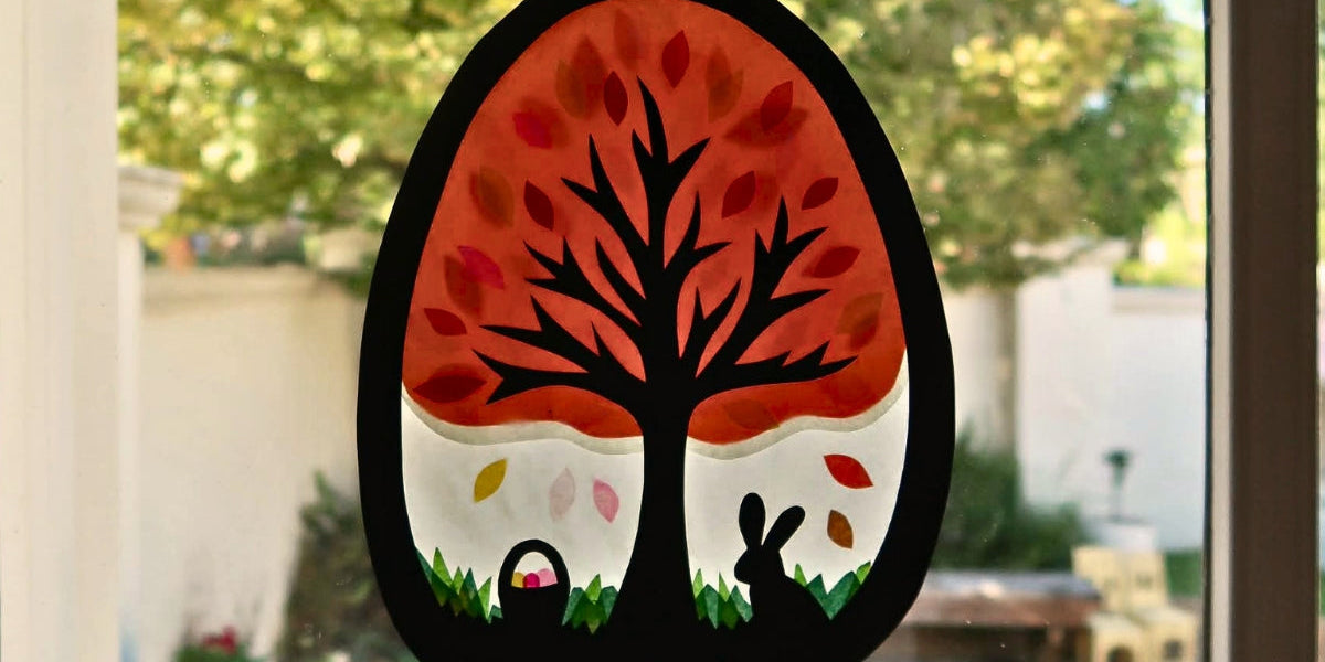 Craft for Kids: Autumn Window Transparency | Australia — Oskar's Wooden Ark