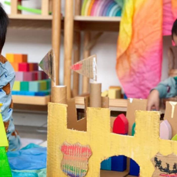 Create your own Cardboard Castle for Small World Play - Craft Activity for Kids