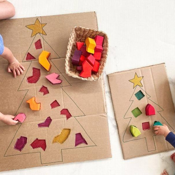 Festive Fun: DIY Christmas Tree Shape - Puzzle