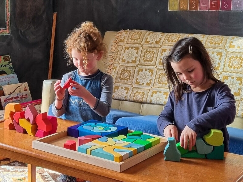 Grimm's Four Temperaments Building Set: Waldorf-Inspired Play and Learning Ideas