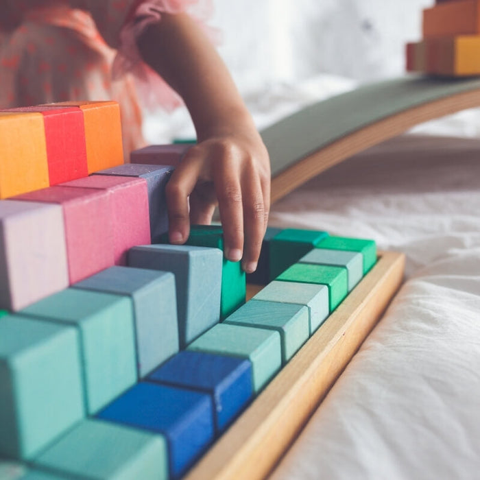 Grimm's Large Stepped Pyramid Heirloom Toy 