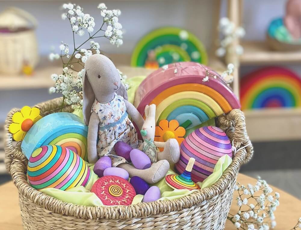 Easter basket fillers - toys and eco-friendly gifts from Oskar's Wooden Ark Australia