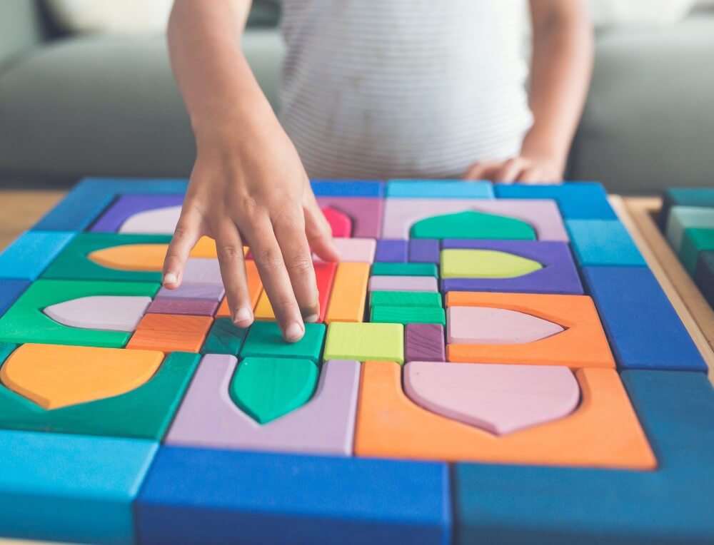 Grimm's Wooden Toys Building Blocks, Rainbow Stackers and Play Worlds from Oskar's Wooden Ark in Australia