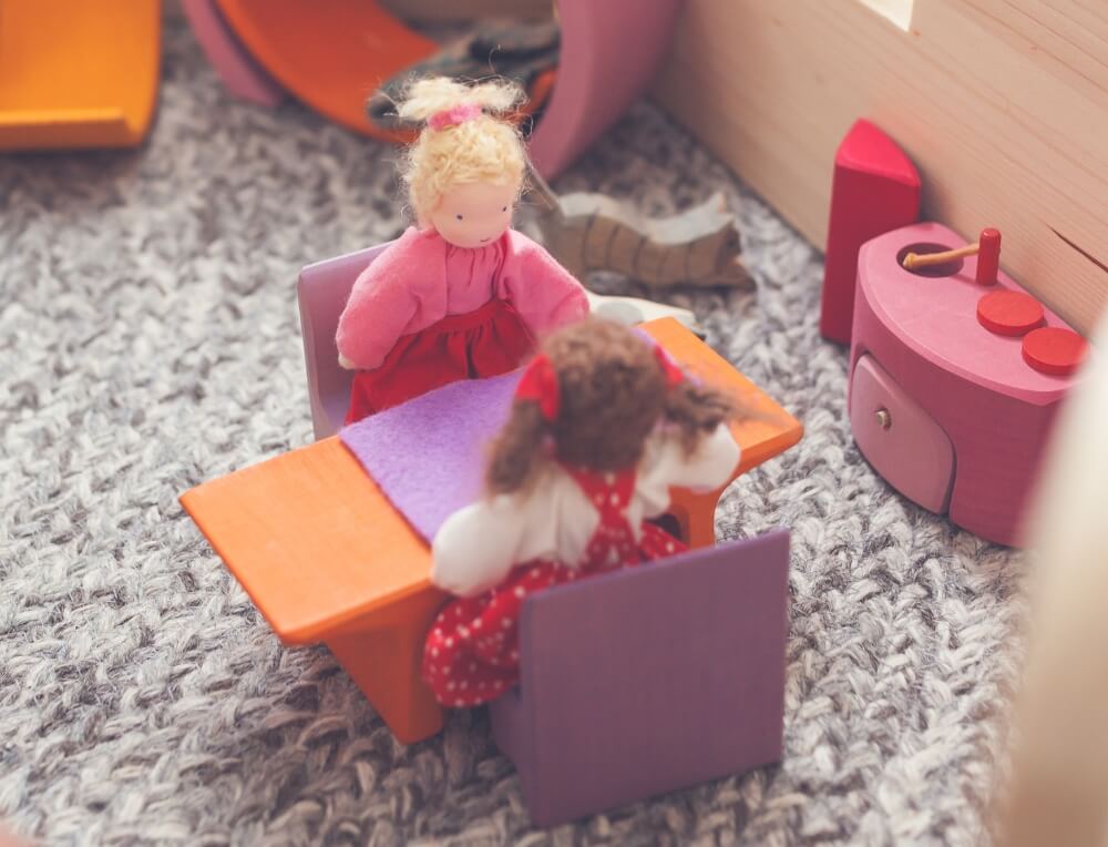 Grimm's Wooden Toys Dolls from Oskar's Wooden Ark in Australia
