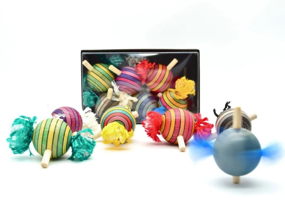 New Mader Spinning Tops at Oskar's Wooden Ark Australia