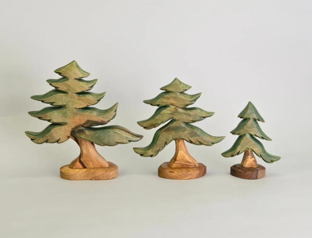 Predan Handmade Wooden Trees for Small World Play, from Oskar's Wooden Ark in Australia