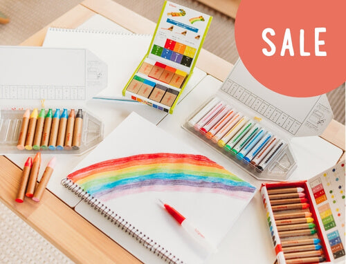 Oskar's Wooden Ark Art & Craft Sale includes world-class brands Stockmar, Kitpas and LYRA. We offer the best coloured pencils, crayons, felting wool, chalk art kits and more at discounted prices for children, parents, teachers and professional artists.