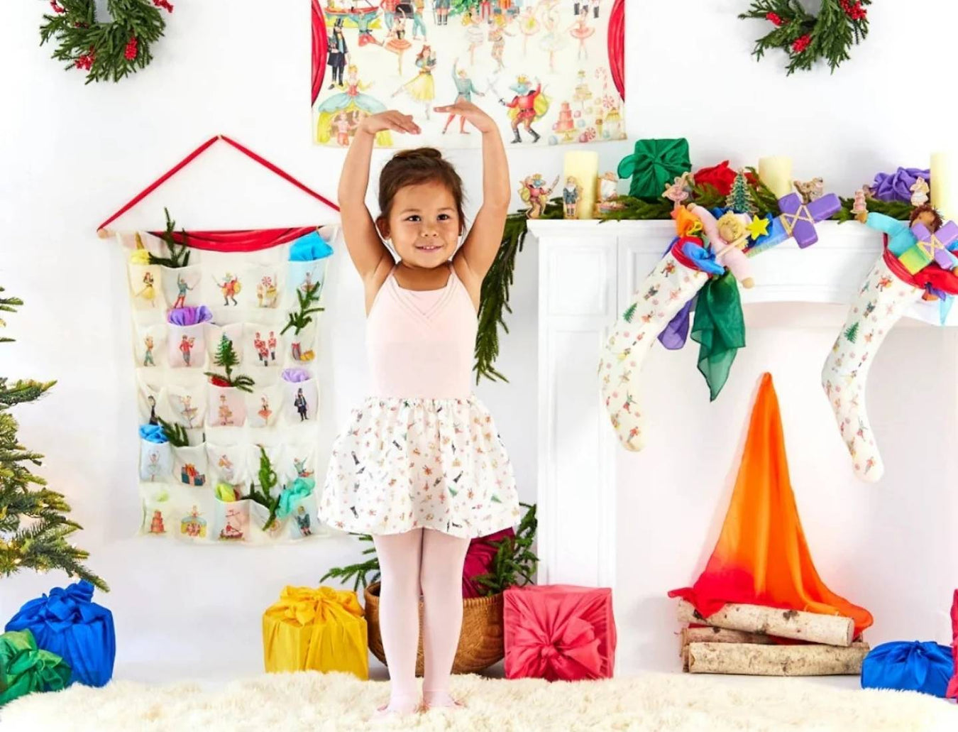 NEW Sarah's Silks Nutcracker collection of dress ups and playsilks from Oskar's Wooden Ark Australia