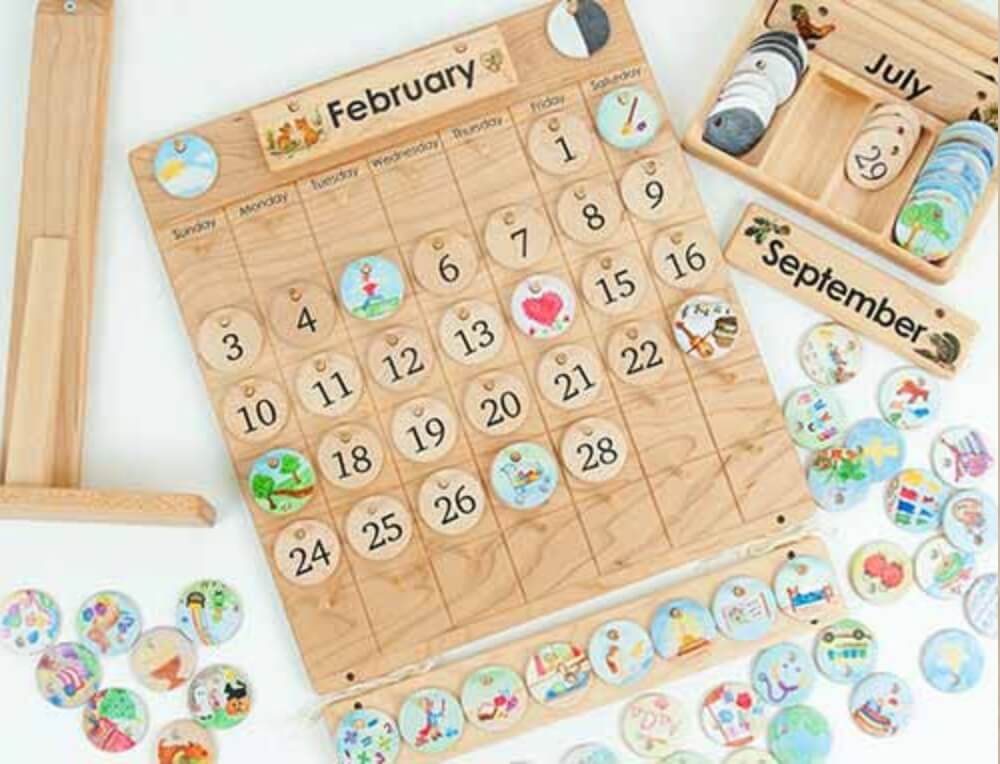 From Jennifer Wooden Charts, Perpetual Calendars, Seasonal Coins and Home Accessories to organise your days while adding beauty and joy to your home or classroom. Available in Australia from Oskar's Wooden Ark.