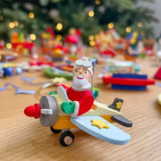 Graupner wooden Santa decoration from Oskar's Wooden Ark Christmas toy shop Australia