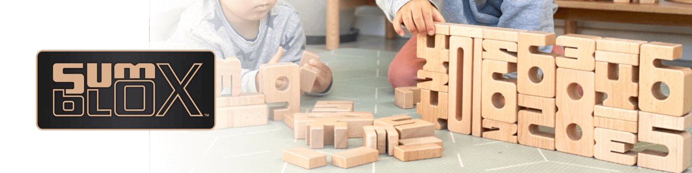 Sumblox Maths Building Blocks from Oskar's Wooden Ark in Australia