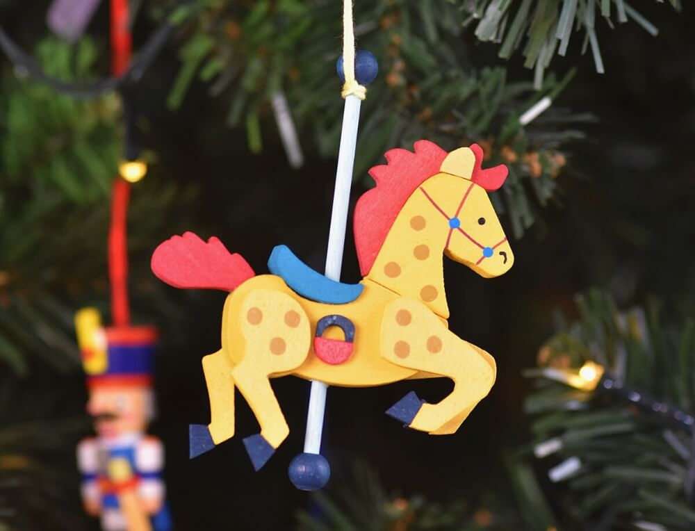 Eco-friendly Wooden and Felt Hanging Ornaments from Oskar's Wooden Ark in Australia