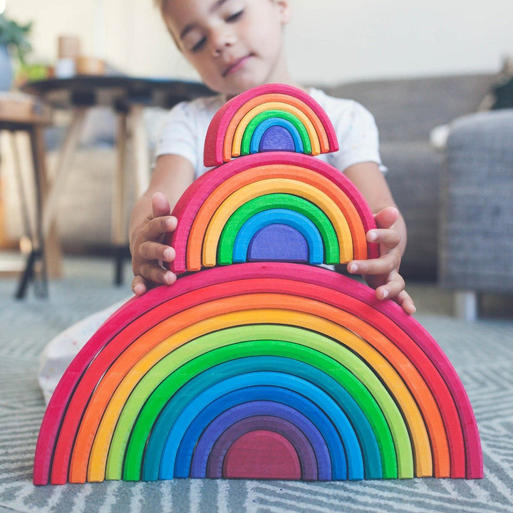 Grimm's Rainbow Large 12 Pieces from Australia