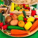 Erzi Wooden Play Food Toys - Assorted Fruits and Vegetables - Online, Australia