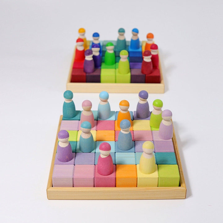43111 Grimms Pastel Square Mosaic 36 pieces
