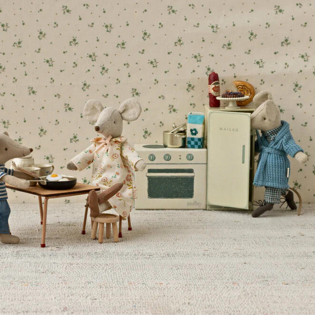 Maileg Mice with Kitchen Accessories, Furniture, and Appliances from Australia