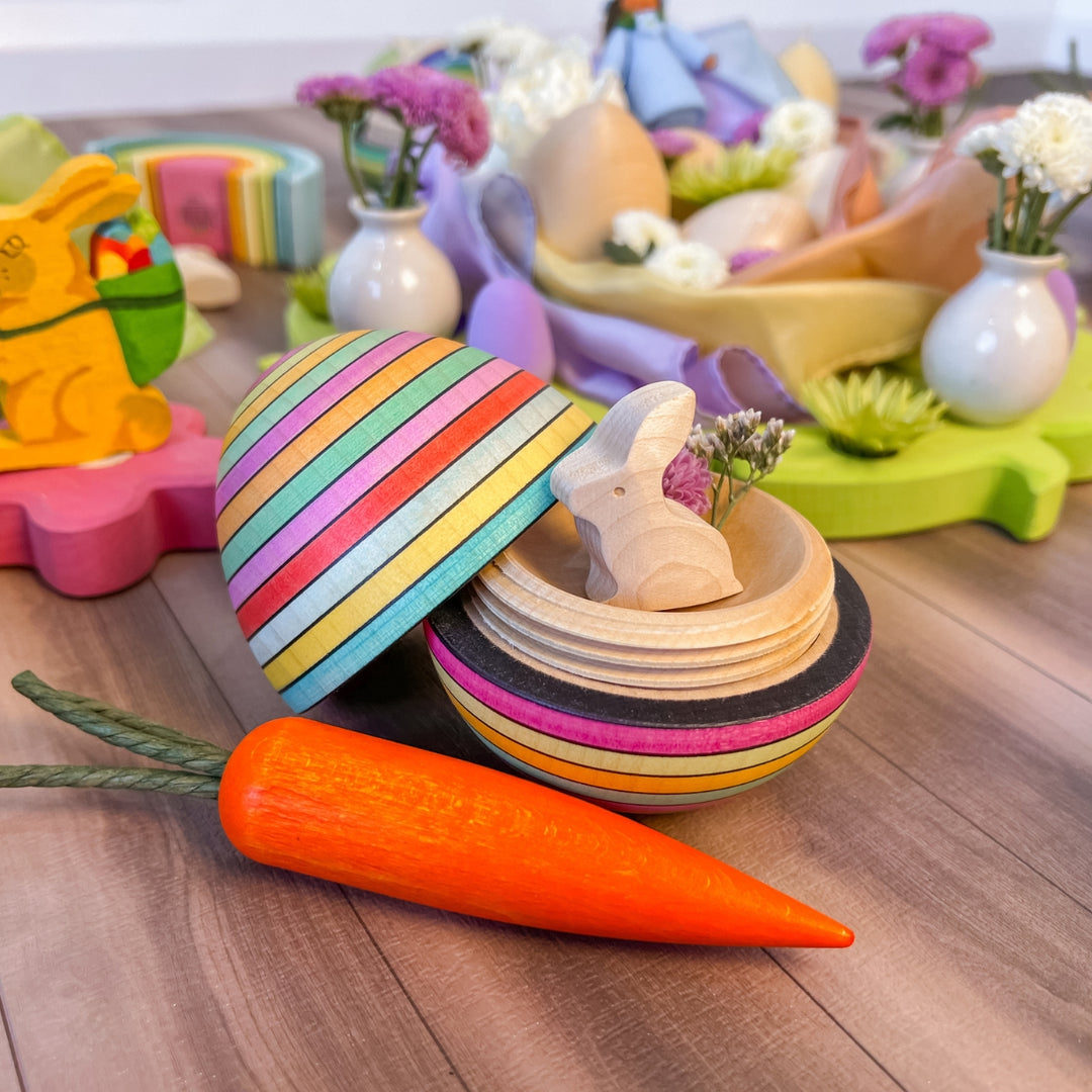 EZ-12010 Erzi Carrot Wooden Play Food