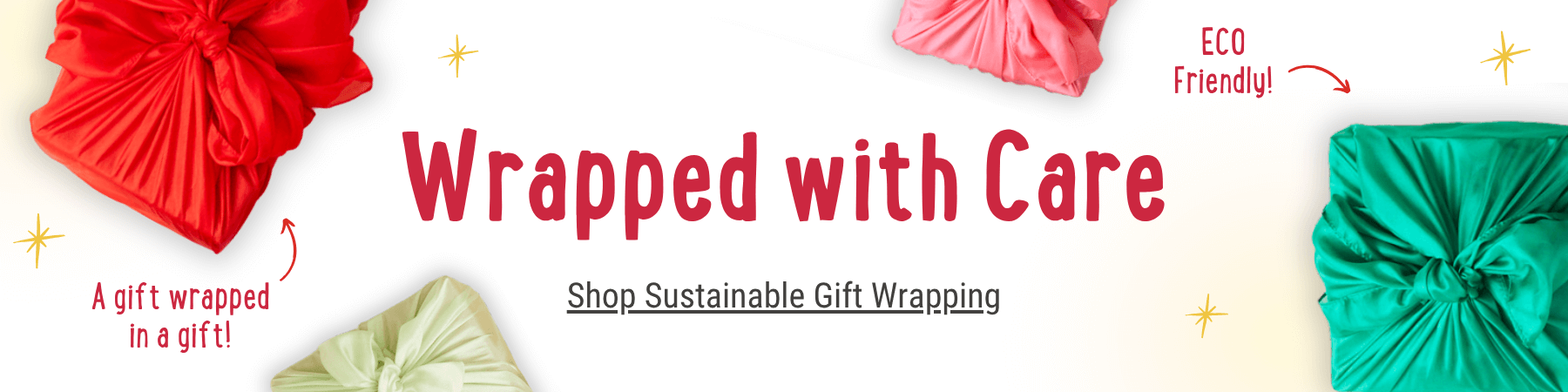 Sustainable gift wrapping with play silks from Oskar's Wooden Ark in Australia