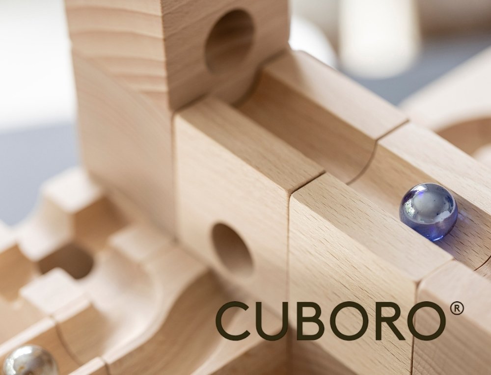 CUBORO Marble Run set at Oskar's Wooden Ark Australia