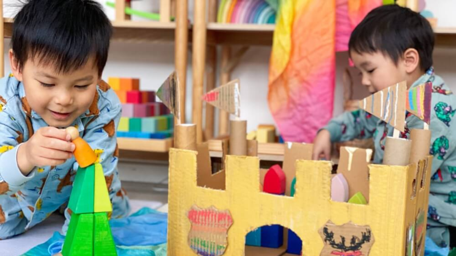 Create your own Cardboard Castle for Small World Play - Craft Activity for Kids