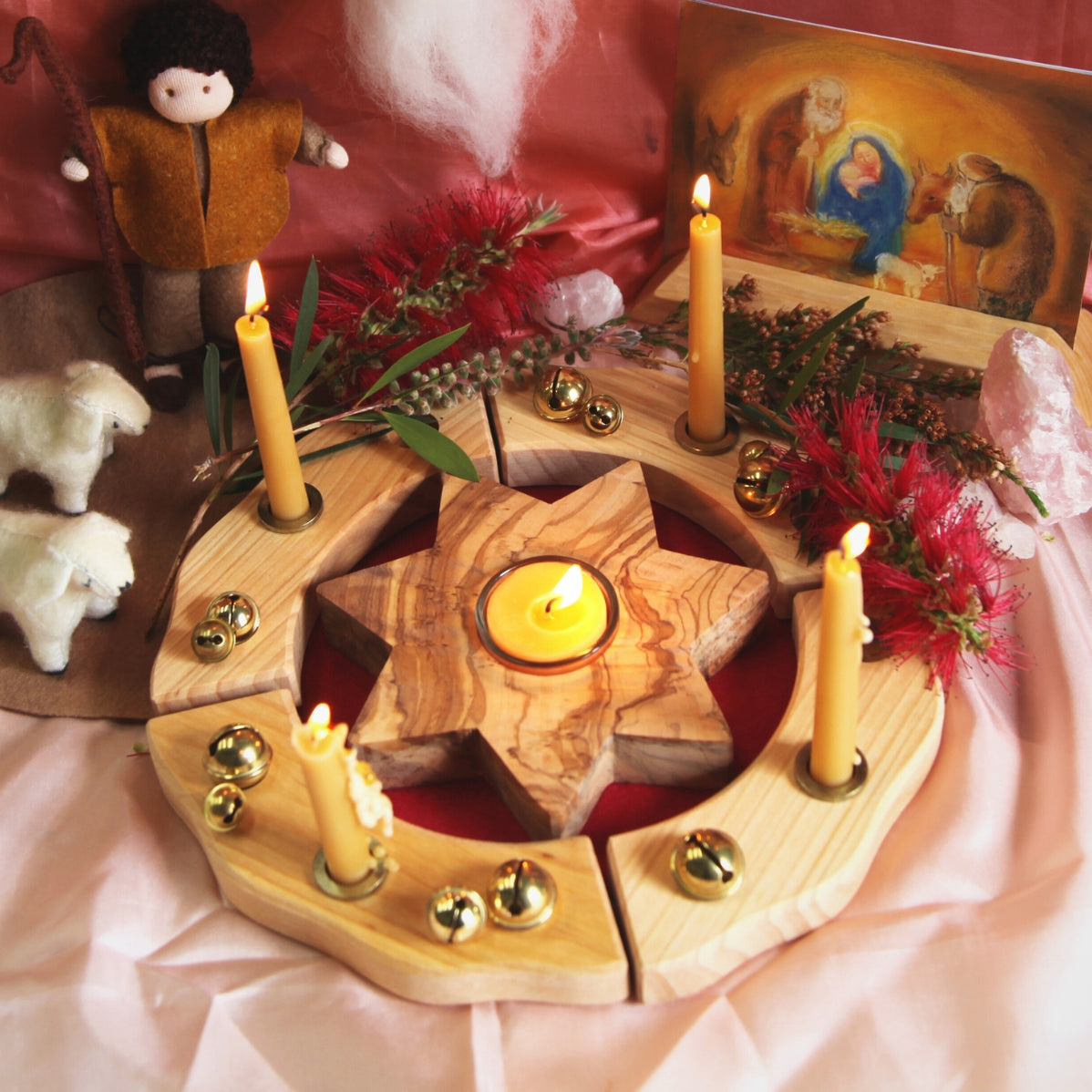 Dipam Beeswax Candles — Oskar's Wooden Ark