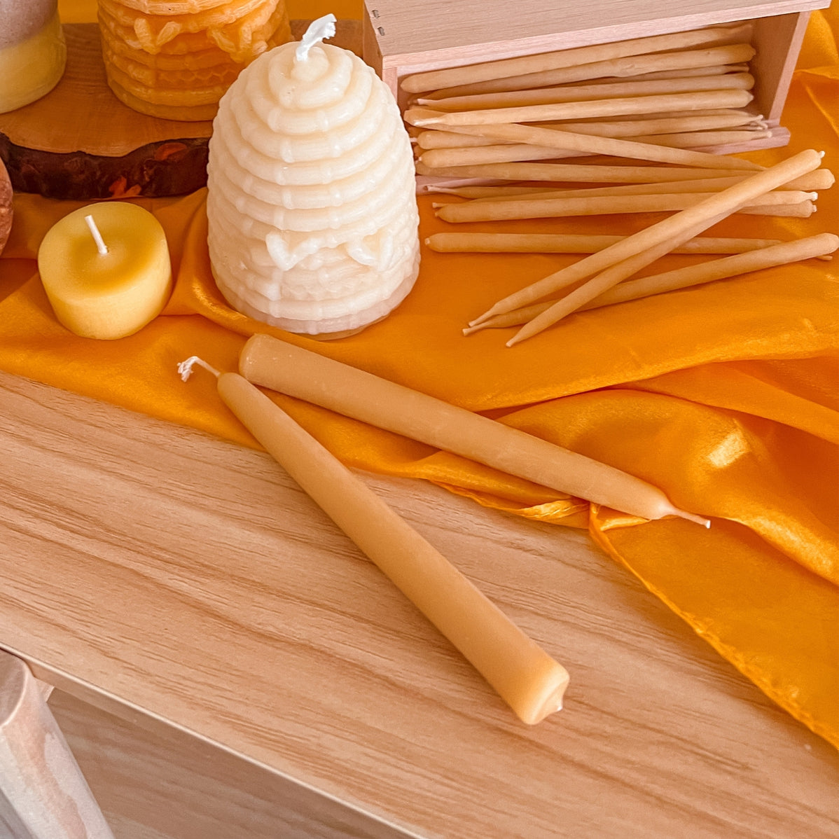 Dipam Beeswax Candles — Oskar's Wooden Ark