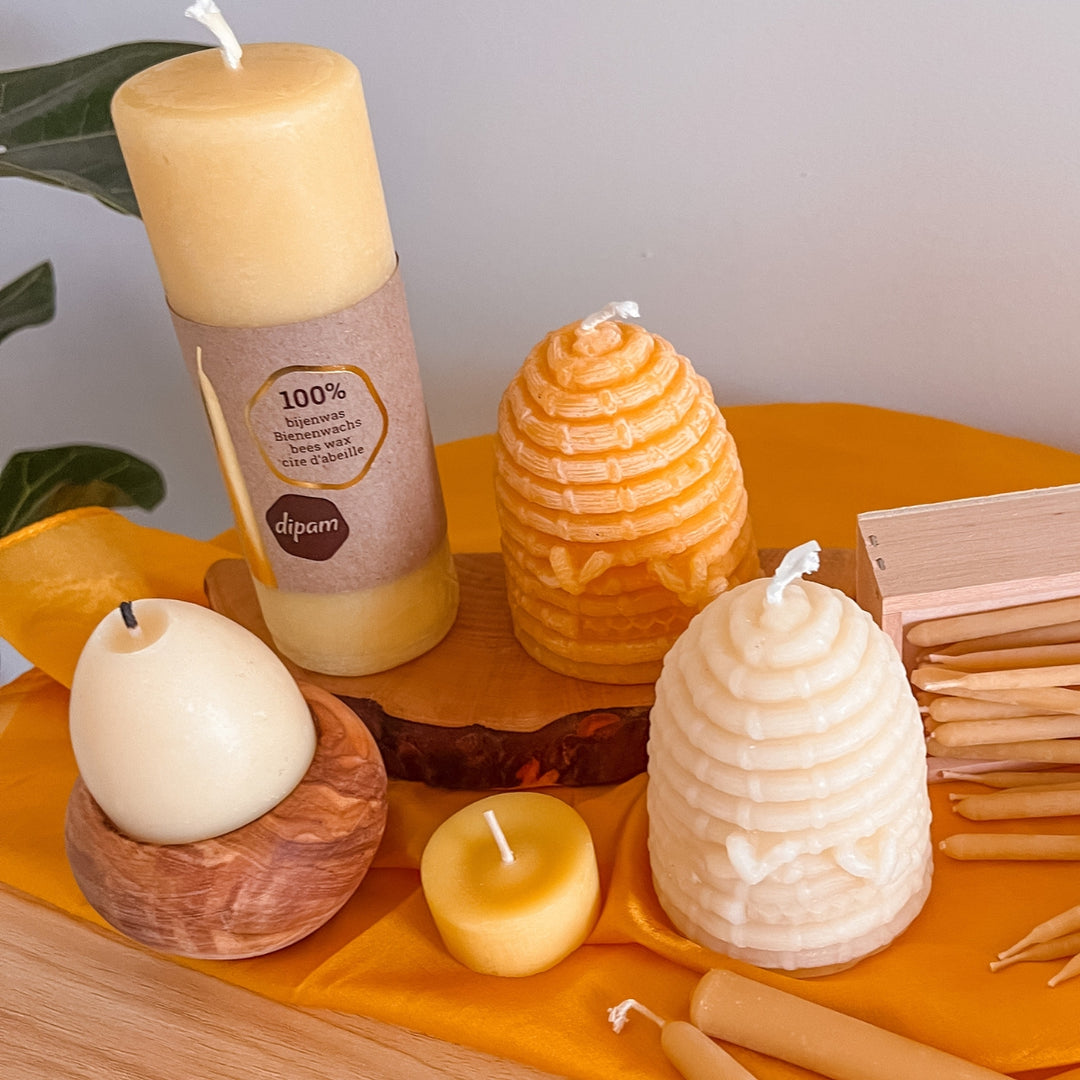 95102725 Dipam Beeswax Tealight Candles 1.8cx3.6cm, Box of 108
