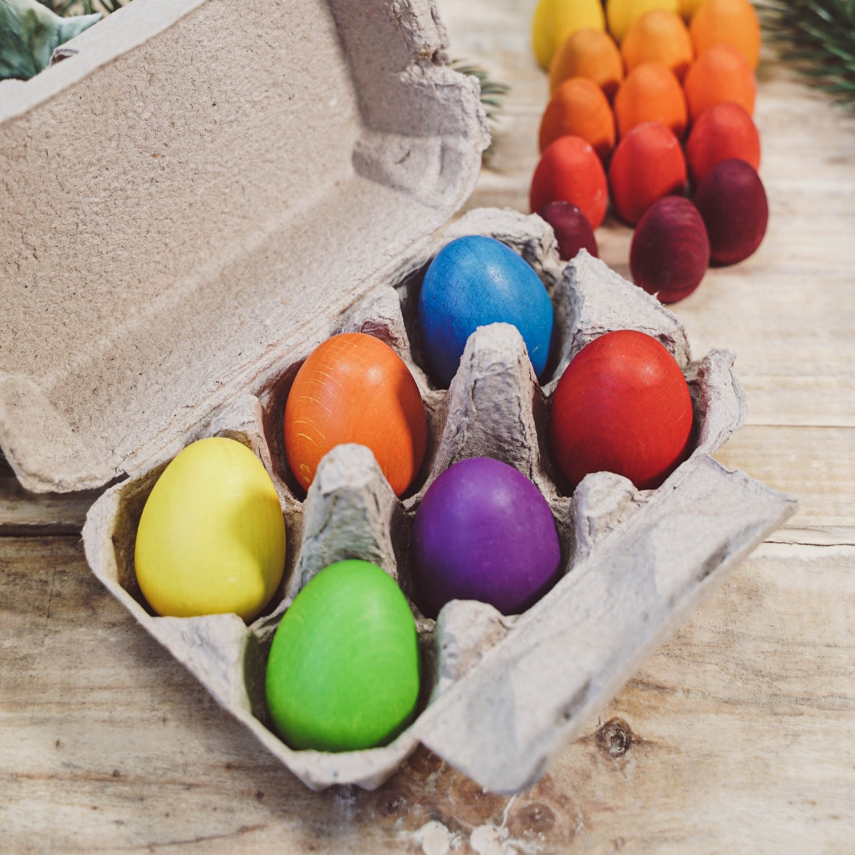 EZ-17012 Erzi Eggs Coloured Sixpack