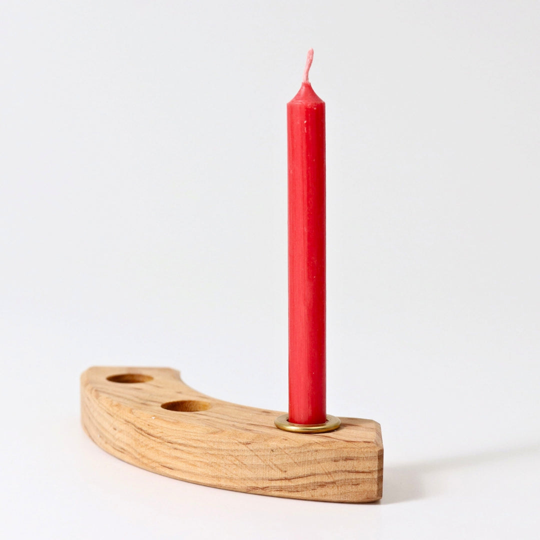 Grimm's 10% Beeswax Red Candles in Pack of 12 from Australia