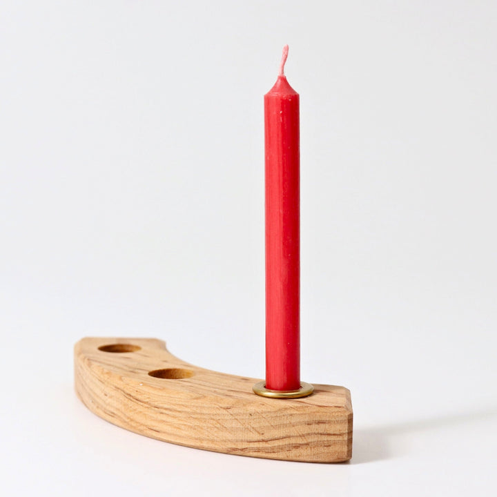 Grimm's 10% Beeswax Red Candles in Pack of 12 from Australia