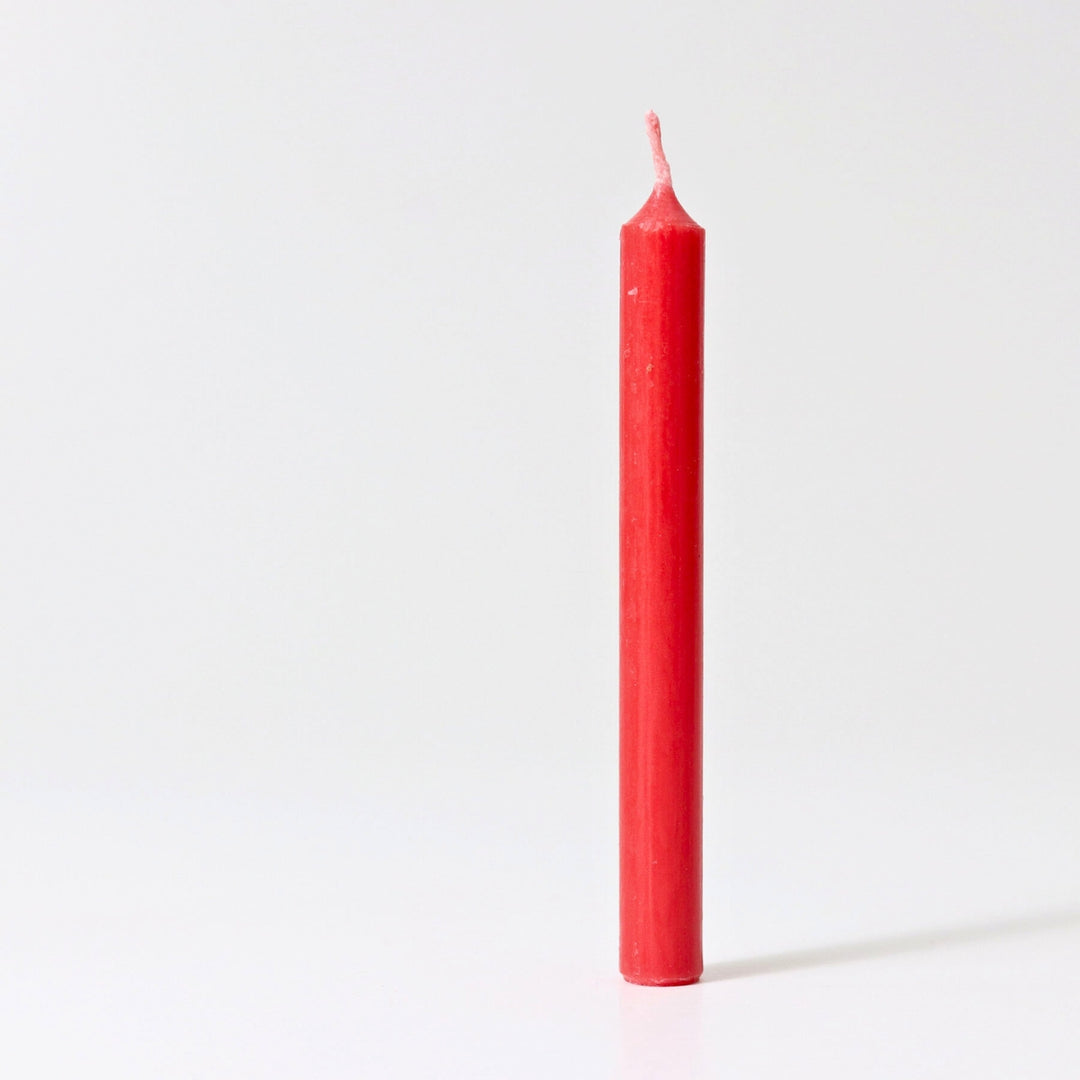Grimm's 10% Beeswax Red Candles in Pack of 12 from Australia