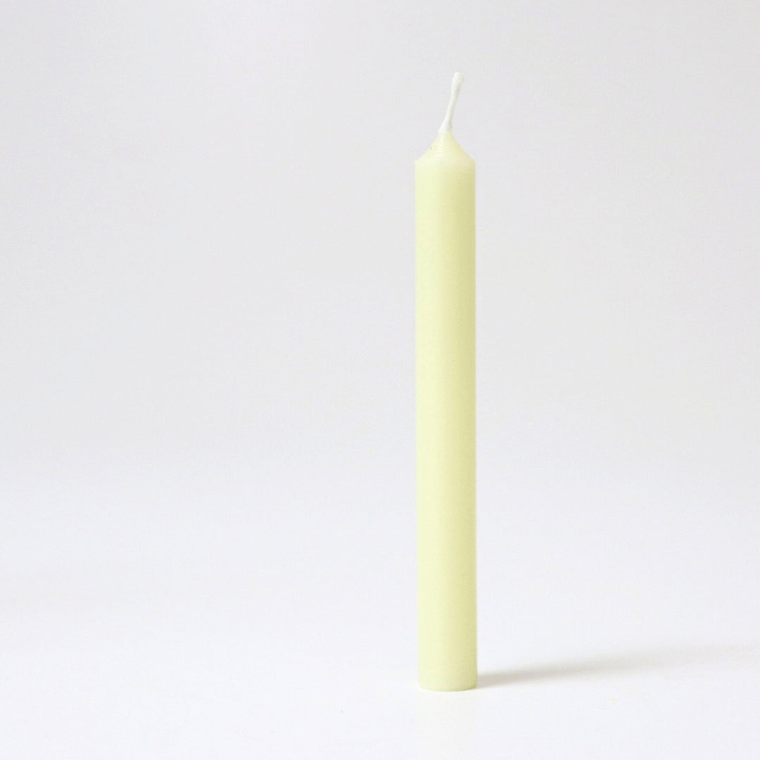 Grimm's 10% Beeswax Cream White Candles Pack of 12 from Australia