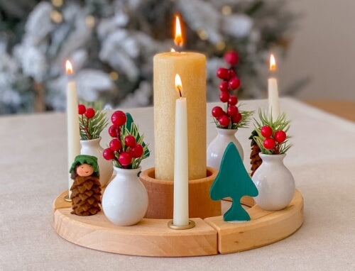 5 Christmas Table Centrepiece Ideas Using a Grimm's Celebration Ring
