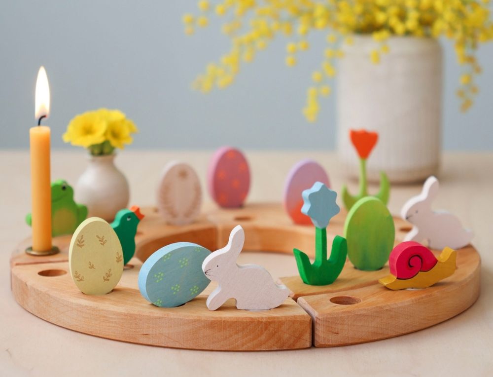 Grimm's Easter Celebration Ring and Figures at Oskar's Wooden Ark in Australia