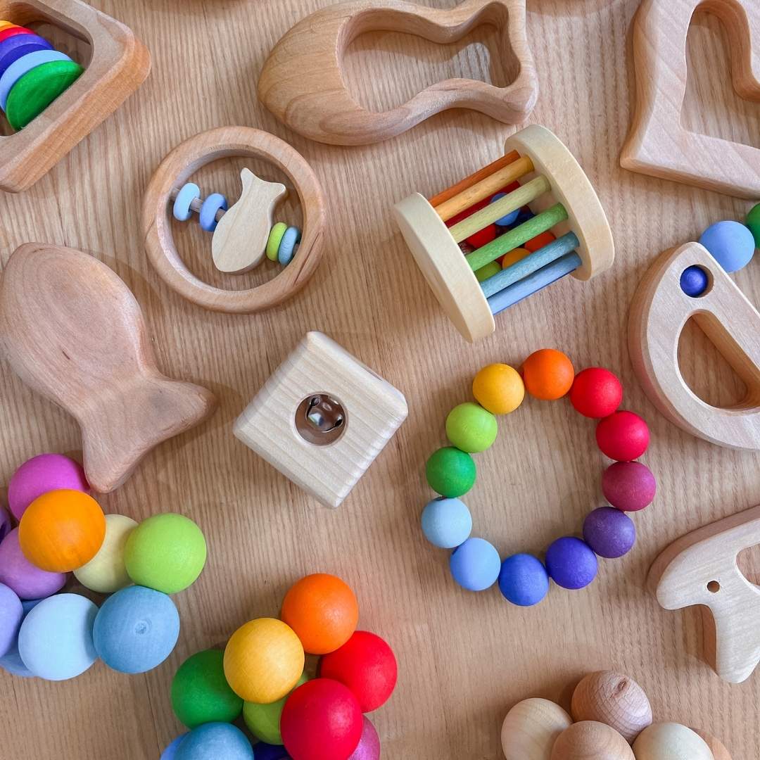Grimm's Baby Rattles & Grasping Toys Collection - Online, Australia