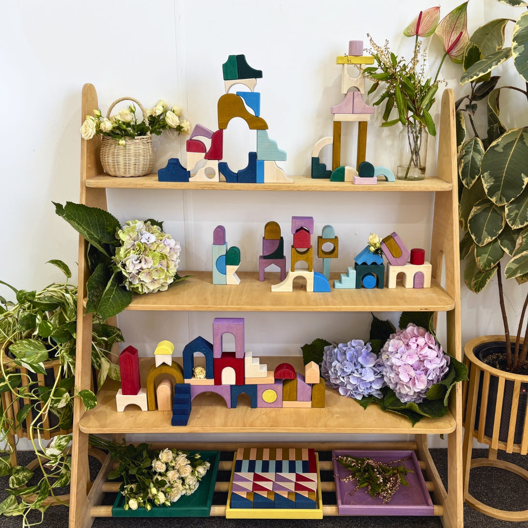 Grimm's Building Set - Tiny Art 2026 - Educational Toys for Kids - Oskar's Wooden Ark, Online - Australia