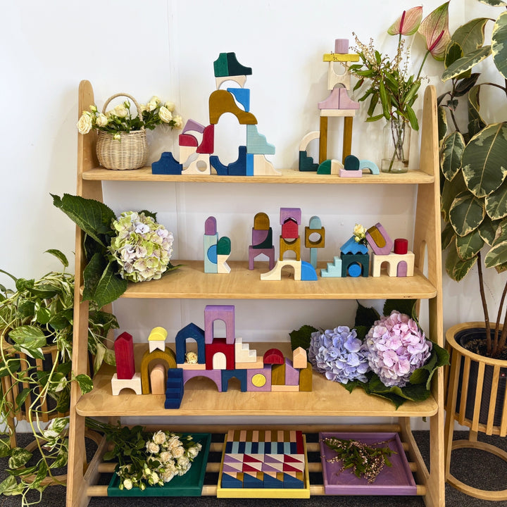 Grimm's Building Set - Tiny Art 2026 - Educational Toys for Kids - Oskar's Wooden Ark, Online - Australia