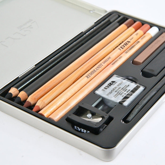 LYRA Rembrandt Art Specials Fine Art Sketching Set - 24 Piece Assorted Pencil Set, Made In Germany