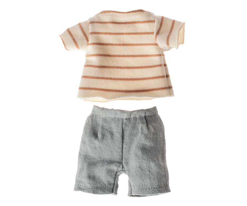 Maileg Striped Shirt and Shorts for Size 1 (2024) - Retired Product