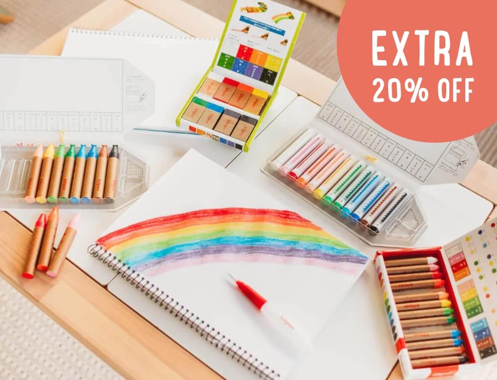 Extra 20% off value packs and kids' bundles in our Oskar's Wooden Ark 6th Birthday Sale