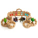 Regenbogenland Premium Interlocking Wooden Construction Set - Australia