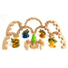 Regenbogenland Premium Interlocking Wooden Construction Set - Australia